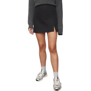 Trendyol Zwarte, Gedetailleerde A-Lijn Geweven Rok Met Split Twoaw25Et00063