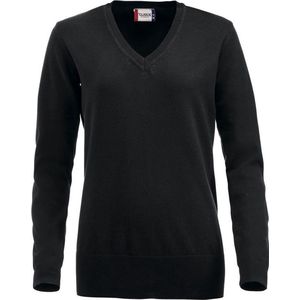 Aston dames V-neck sweater zwart l
