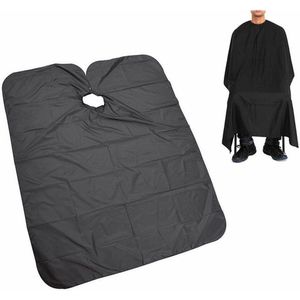 Kapperscape - waterdicht - kapperscape - kappersschort - kapperskap - verstelbare kapperscape - zwart - 120 x 70 cm