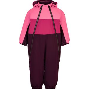 Color Kids - Coverall sneeuwpak voor baby's - Colorblock - Paars - maat 74cm