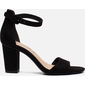 Tamaris dames sandalen met hak zwart - Maat 38