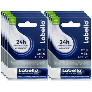 Labello Stick For Men - 10 x 4.8 Gram - SPF 15