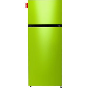 COOLER MEDIUM-ALGRE Combi Top Koelkast, F, 164+41l, Light Green Gloss All Sides