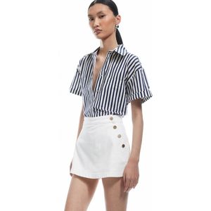 Mini-lengte Hoge taille Hosenrock