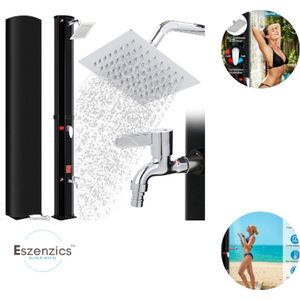 Eszenzics™ Luxe Buitendouche - Zonne energie - 40L - Regendouche buiten - Temperatuurinstelling - Aparte voetdouche - Douche kop 360° - Incl. waterdichte hoes