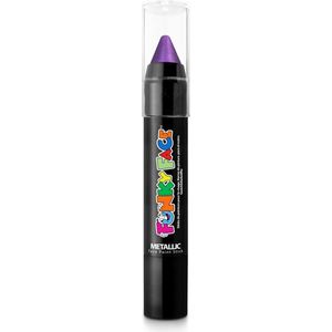 Paintglow Face paint stick - metallic paars - 3,5 gram - schmink/make-up stift/potlood