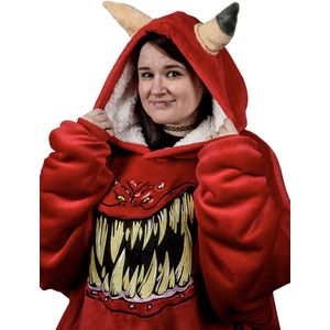 Warhammer 40,000 Red Squig Hooded Blanket