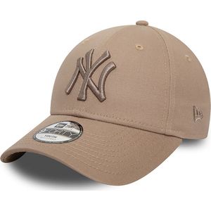 New Era - Kinderpet 6 tot 12 Jaar - New York Yankees Youth League Essential Pastel Brown 9FORTY Adjustable Cap