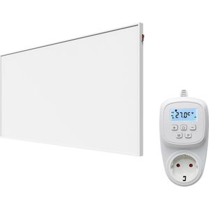 Quality Heating - QH Infrarood verwarmingspaneel - Infraroodverwarming - Infrarood verwarmer - met aluminium kader - 580Watt - 60x100 cm - met wifi thermostaat