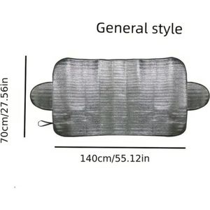 Auto Anti Vries Deken voor Volkswagen T5 California,Magnetisch Voorruitafdekking Auto Voorruit Cover Opvouwbaar Anti Sneeuw Vorst Ijs Warmte Zonwering Auto-Accessoires,147 * 116