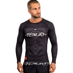 Venum Eclipse Rashguard Lange Mouwen Zwart Zand - S