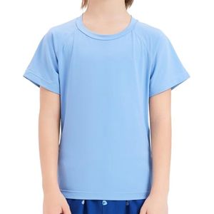 UV-shirt voor kinderen - UPF 50+, ademend en sneldrogend zwemshirt, rashguard voor outdoor en strand