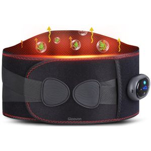 Gloovon® - Therapie Rugband - Draadloos - Life Tools Rug Massage Apparaat - Rugpijn - Massage Apparaat - Spieren & Gewrichten - Pijnverlichting - Warmteband