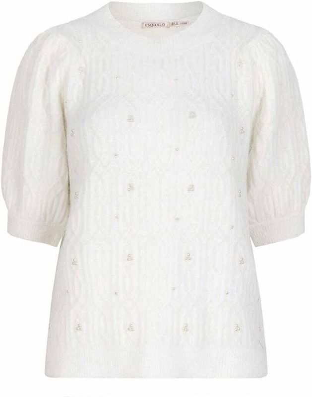 EsQualo - Trui - Off White - Dames - F25 27525