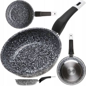 Granit Wokpan 26cm - Geschikt voor Inductie - Antiaanbaklaag