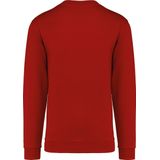 Sweater 'Crew Neck Sweatshirt' Kariban Collectie Basic+ 4XL - Cherry Red