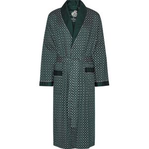 Ambassador 1867 Kamerjas - Luxe Dunne Katoenen Ochtendjas - Model Megeve - Kleur Groen - Maat Extra Large
