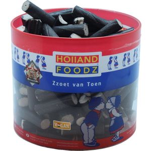 Holland Foodz Zzoet van toen Dropstokjes 800 gram