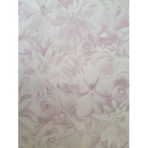 BN Wallcoverings - vliesbehang - paars met bloemenpatroon
