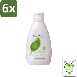 Lactacyd – Verfrissende Wasgel - 200 m - Voordeelverpakking - 6 stuks - Intieme wasgel - Frisse intieme wasgel