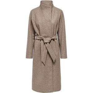 Only Jas Onlemma High Neck Coat Otw Noos 15234634 Cinder/melange Dames Maat - XS