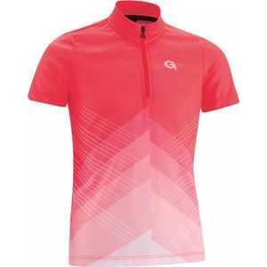 Gonso Como Fietsshirt - Maat 176  - Unisex - Roze/Wit