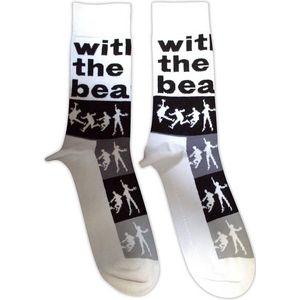 The Beatles - With The Beatles Silhouette Stripes Sokken - Wit