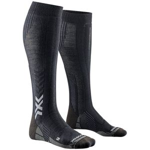 X-Socks - Mountain Expert - Compressiekousen - Merinowol - Zwart