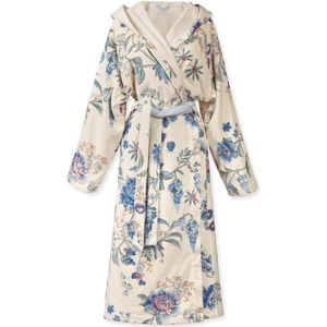 Witte en Blauwe Badjas voor Dames - XS - Stijlvol en Comfortabel