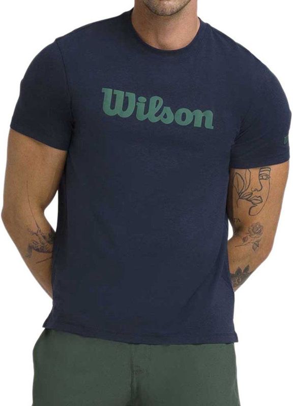 Wilson - Easy Street - T-shirt - Blauw - Korte Mouwen