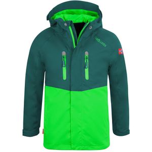 Trollkids - Nusfjord - Jas - Groen - 92 cm - Waterdicht en Winddicht