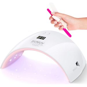 Nagellamp - Nageldroger voor Gellak - UV Lamp Gelnagels - Wit