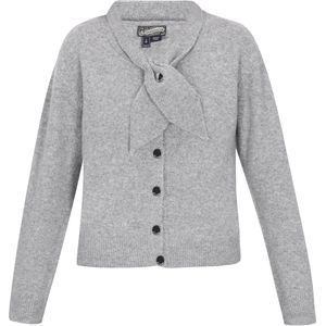 DreiMaster - Vintage - Gebreid Vest - Grijs Gemêleerd