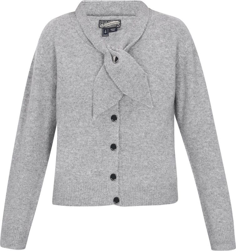 DreiMaster - Vintage - Gebreid Vest - Grijs Gemêleerd