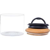 Airscape® Glass with Bamboo Lid 250gr. – Vvoorraadpot -voorraadbus - vershouddoos - voedselveilig - BPA vrij - koffiepot- voorraadpot glas - transparant glas - Glass