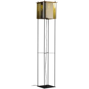 ETH Cube - Vloerlamp - Zilver Goud - 160 cm hoog