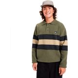 Quiksilver - Cooper - Sweatshirt - Groen - Gerecyclede Katoen/Polyester Mix