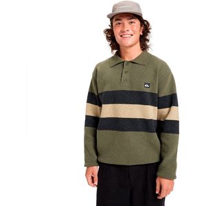 Quiksilver - Cooper - Sweatshirt - Groen - Gerecyclede Katoen/Polyester Mix
