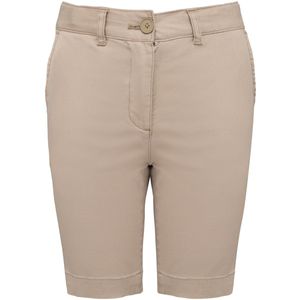 Kariban Chinobermuda voor meisjes K7008 - Camel - 9 jaar