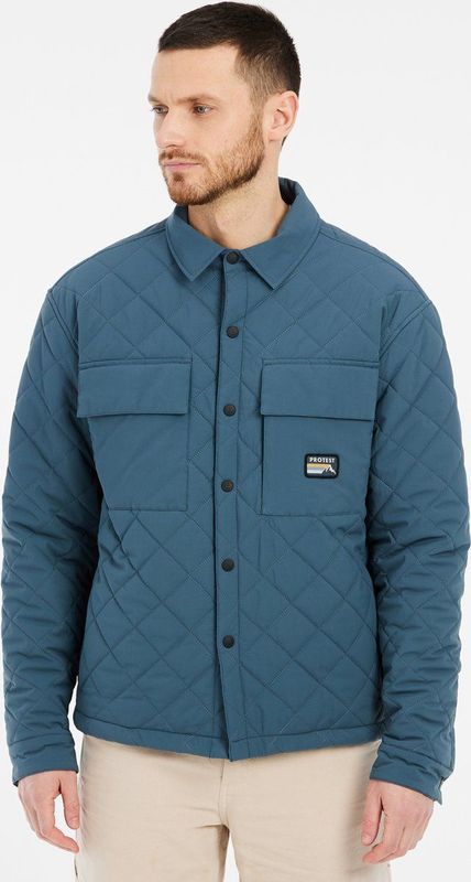 Protest Prtdryden – Shacket Heren – Waterafstotende afwerking – Overshirt – Tussenjas – Yale Blue