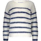 Red Button - Fuzzy Trui - Indigo - Licht Oversized Model