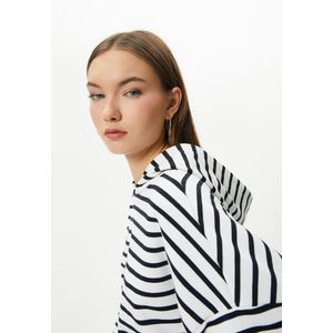 Capuchon kraag Gestreept Kapuzensweatshirt