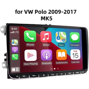 auto navigatiesysteem9 inch Android 11 auto radio draadloze Carplay GPS Navi back-up camera geschikt voor Volkswagen Jetta 2011-2018