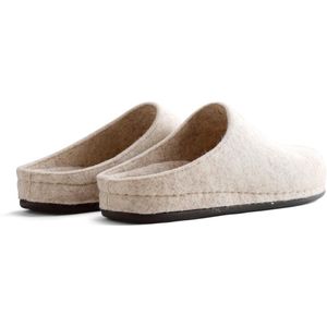 Travelin Be-Home Sloffen - Wollen Pantoffels - Heren - Beige