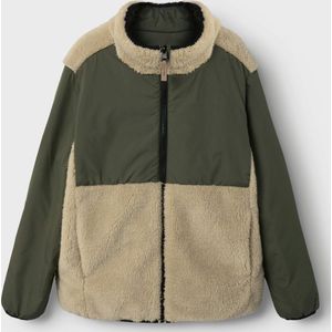 NAME IT - NKMMAGNUS SHERPA JACKET REV - Jongens - Buitenjassen