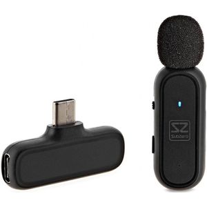 SubZero Draadloze Lavalier Mic met USB-C en Lightning aansluitingen