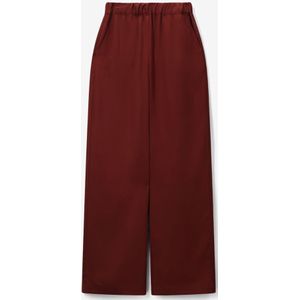 Sissy-Boy - High Waist Wide Leg Broek - Donkerbruin