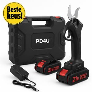 Elektrische Snoeischaar - Professioneel - Accu Snoeischaar - 2 Accu's - Tuinieren - Tuinschaar - 30mm