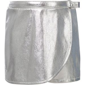 LOOXS 10sixteen 2433-5798-840 Meisjes Rok - Maat 176 - Silver van 100% PU fake leather