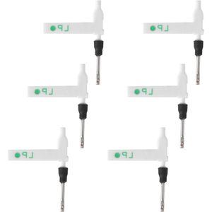 Allecto Plus - Naald Stylus voor BSR Dubbelzijdig Platenspeler - Vervanging en Geschikt voor BSR ST-16 ST-17 - Set van 6 stuks